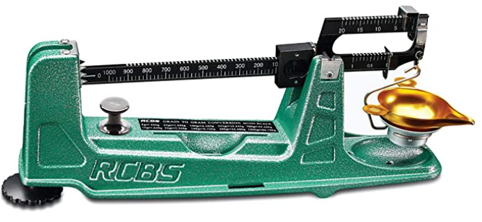 The RCBS M1000 mechanical scale is a great balance beam scale for reloading