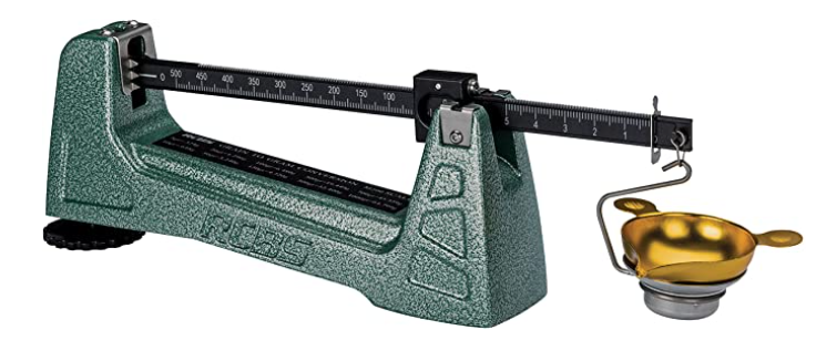 The RCBS M500 mechanical scale is a great mechanical beam scale